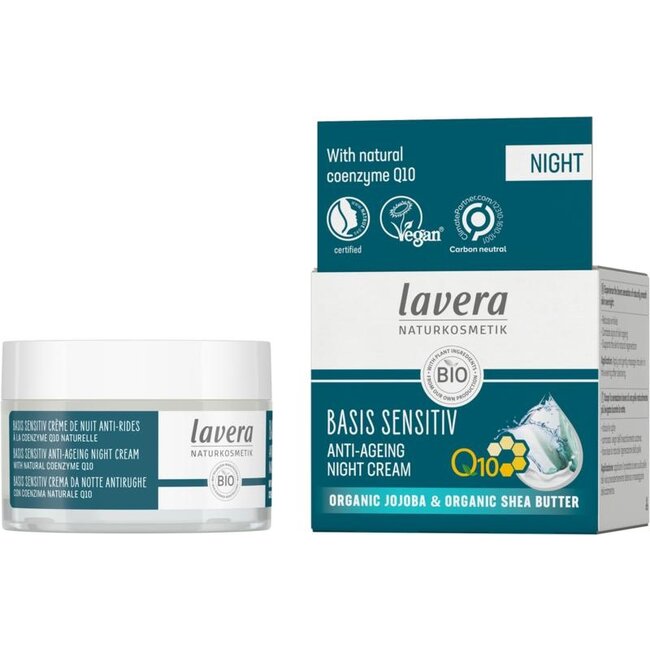 Lavera Basis Sensitive Q10 night cream 50 Milliliter