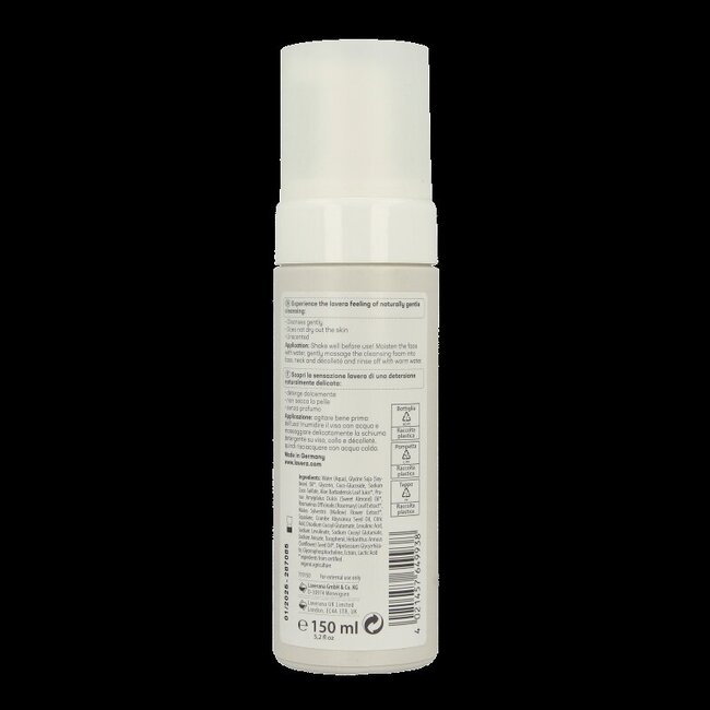 Lavera Basis Sensitive cleansing foam 150 Milliliter