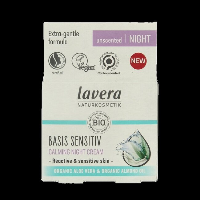 Lavera Basis Sensitive calming night cream 50 Milliliter