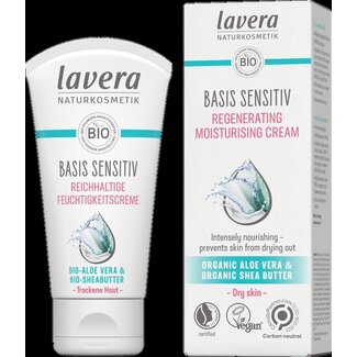 Lavera Crème hydratante régénérante Lavera Basis Sensitive 50 ml