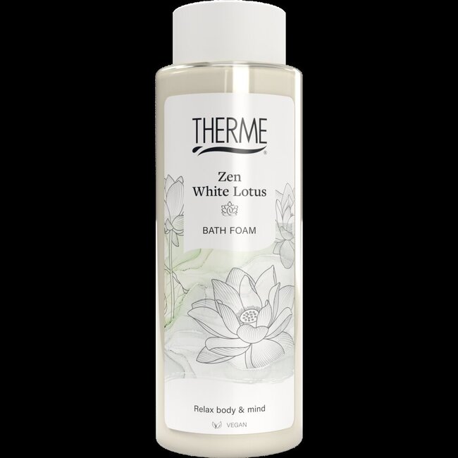 Zen white lotus relaxing bath foam 500 Milliliter