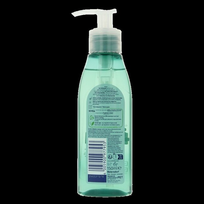 Nivea Derma skin clear wash gel 150 Milliliter
