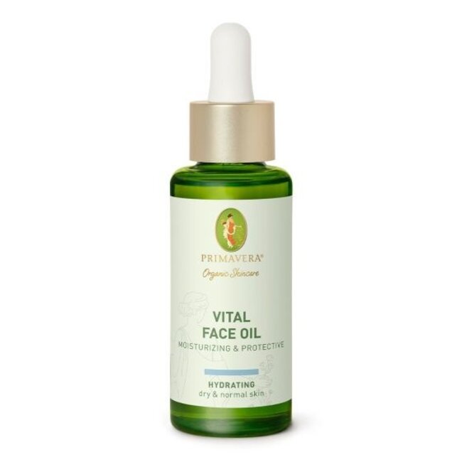 Vital face oil moisturizing & protective 30 Milliliter