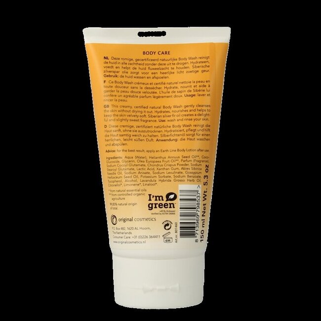 Earth Line Gel Douche Fleur de Coton 150 ml