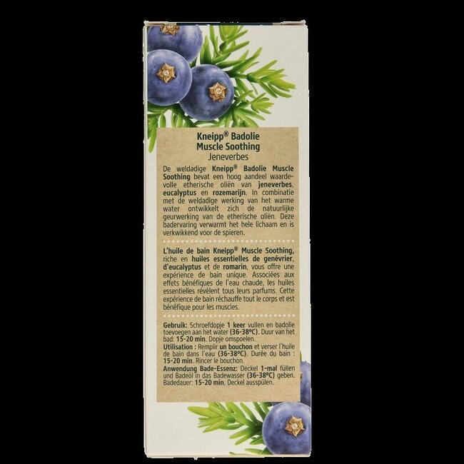 Kneipp Huile de bain relaxante musculaire au genièvre 100 ml