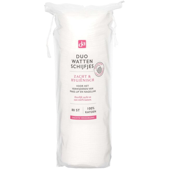 Duo wattenschijfjes stitched 80 Stuks
