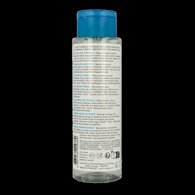 Uriage Thermaal micellairwater normale tot droge huid 250 Milliliter