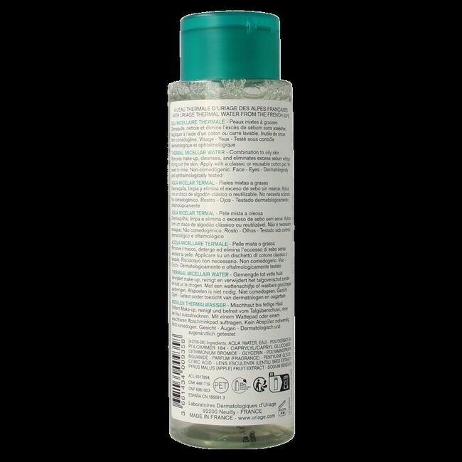 Uriage Eau micellaire thermale peaux mixtes à grasses 250 ml