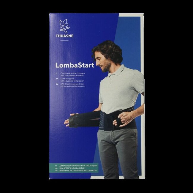 Lombastart 21cm hoog zwart maat 2 1 Stuks