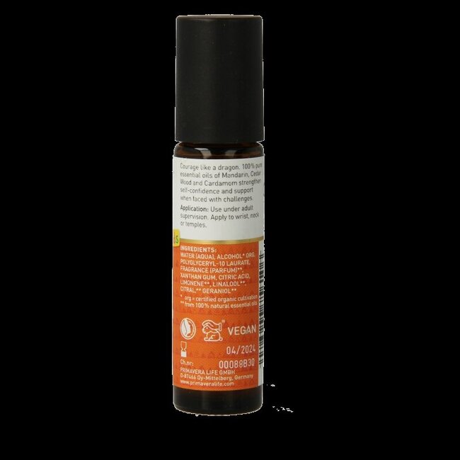 Primavera Organic aroma roll-on brave dragon bio 10 Milliliter
