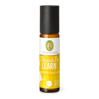 Primavera Organic aroma roll-on focus&learn 10 Milliliter