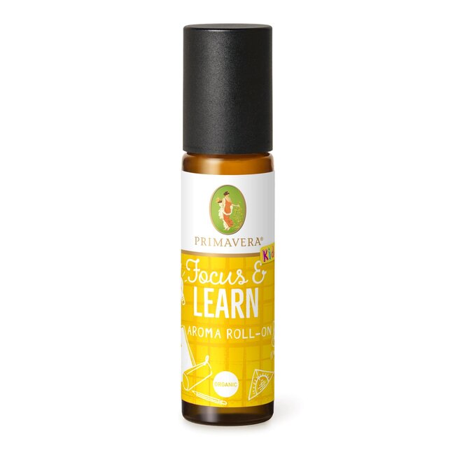 Organic aroma roll-on focus&learn 10 Milliliter