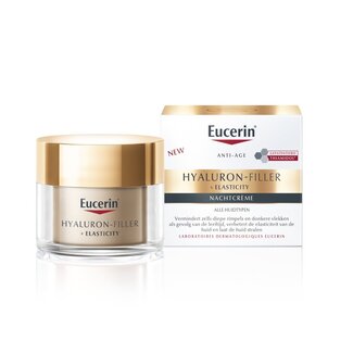 Eucerin Hyaluron filler + elasticity nachtcreme 50 Milliliter