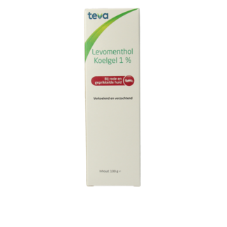 Teva Levomenthol koelgel 1% 100 Gram