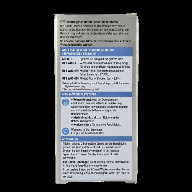 Neutrogena Retinol boost night creme  50 Milliliter