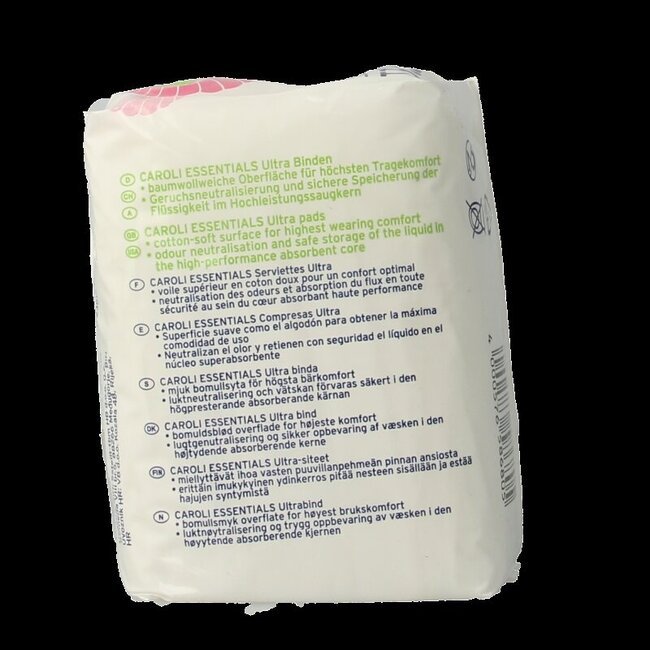 Serviettes hygiéniques Caroli ultra super plus 12 pièces