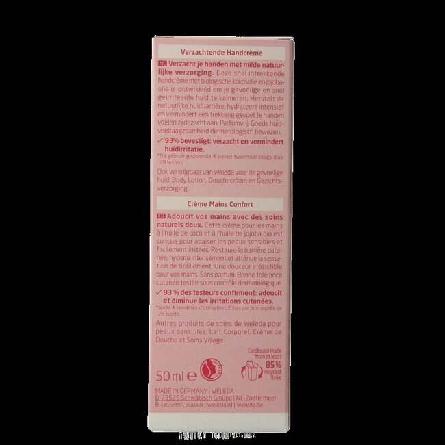 Weleda Crème mains apaisante 50 ml