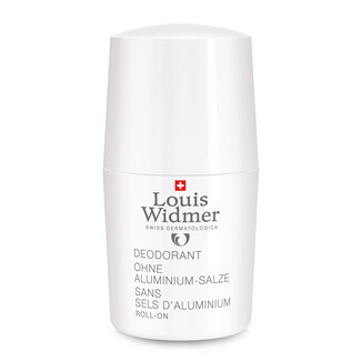 Louis Widmer Deo roll-on zonder aluminiumzouten zonder parfum 50 Milliliter