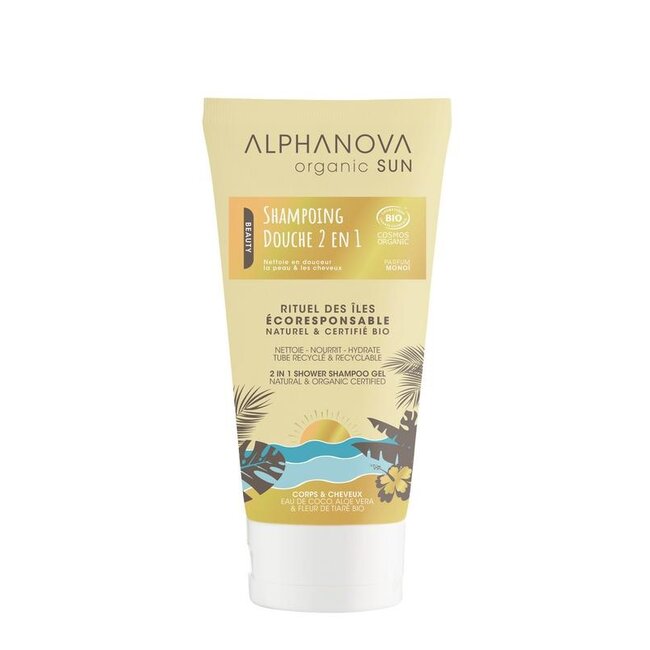 Sun bio 2-in-1 shower shampoo organic 150 Milliliter