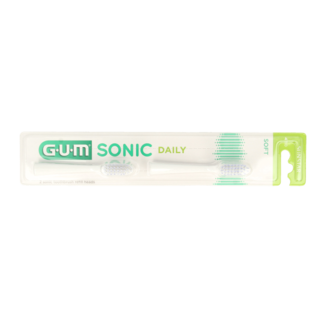 GUM Sonic opzetborstel wit 2 Stuks