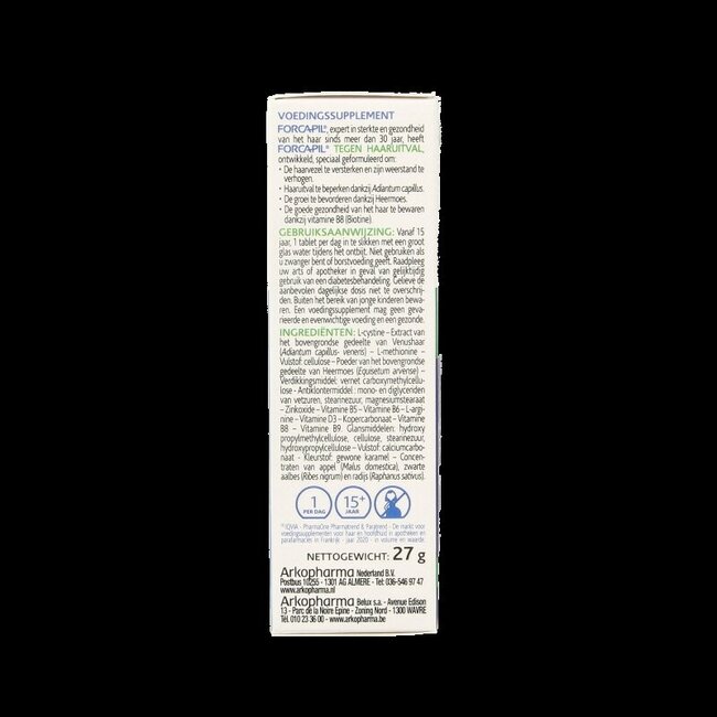 Forcapil Tegen haaruitval 30 Tabletten