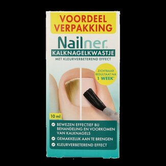 Nailner Kalknagelkwastje 2-in-1 voordeelverpakking 10 Milliliter