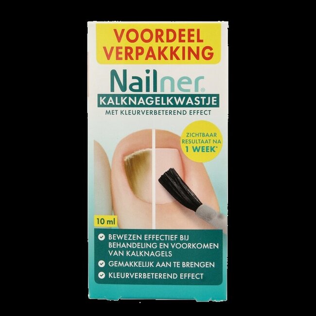 Kalknagelkwastje 2-in-1 voordeelverpakking 10 Milliliter