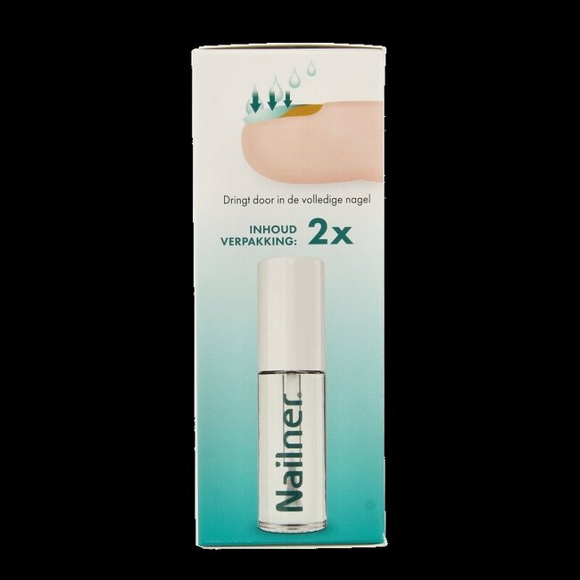 Nailner Pinceau contre les mycoses des ongles 2-en-1 pack économique 10 ml