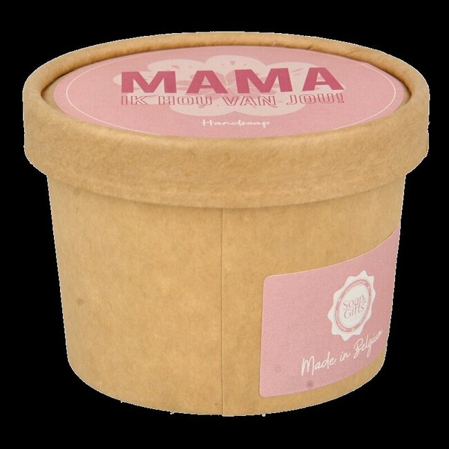 Soap & Gifts Soap in a bowl mama ik hou van jou  1 Stuks