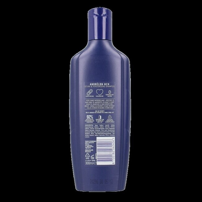 Shampoing Andrelon Men fortifiant & soin 300 ml