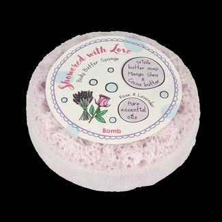 Bomb Cosmetics shower sponge with love  1 Stuks
