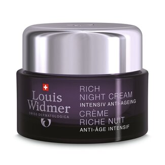 Louis Widmer Rijke nachtcreme licht geparfumeerd 50 Milliliter