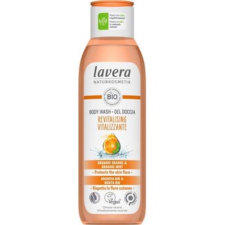 Lavera Douchegel / body wash revitalising 250 Milliliter