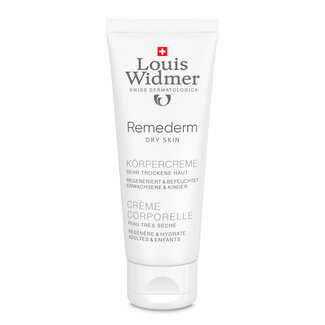 Louis Widmer Remederm dry skin lichaamscreme zonder parfum 75 Milliliter