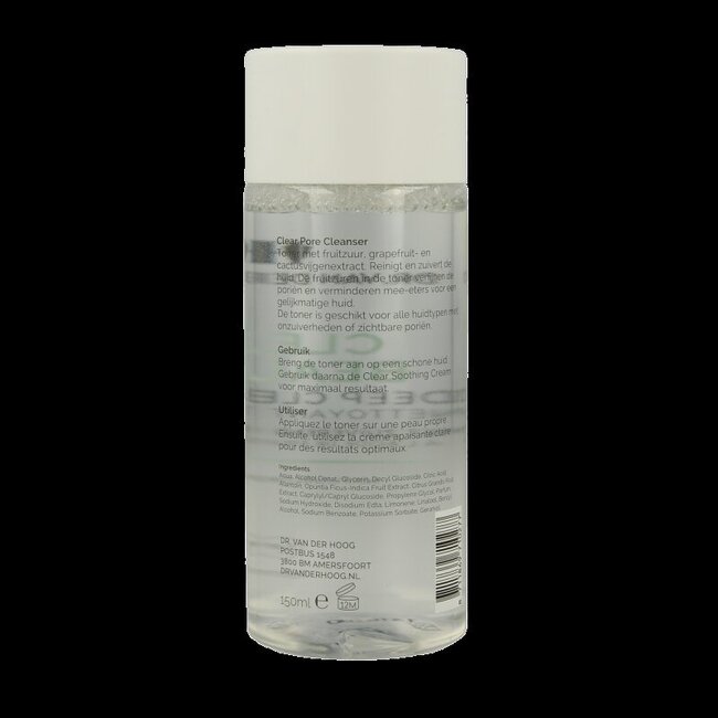 Dr. van der Hoog Clear deep cleanser  150 Milliliter