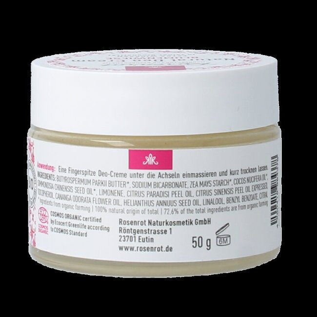 Rosenrot Solid deo creme flower meadow 50 Gram