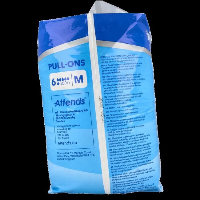 Attends Pull-ons 6 maat M 18 Stuks