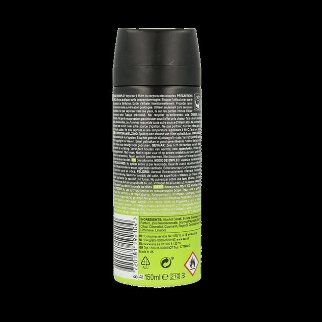 AXE Déodorant bodyspray epic fresh 150 ml