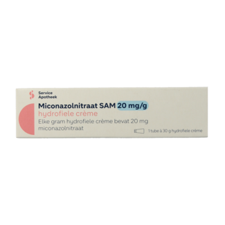 Service Apotheek Miconazolnitraat hydrofiele creme 30 Gram