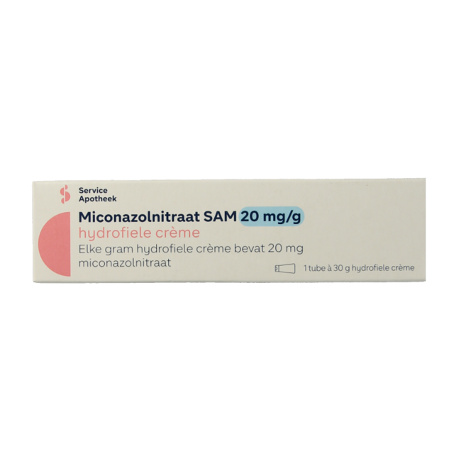 Miconazolnitraat hydrofiele creme 30 Gram