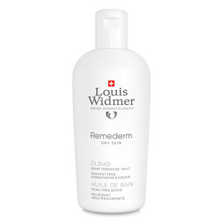 Louis Widmer Remederm dry skin badolie licht geparfumeerd 250 Milliliter