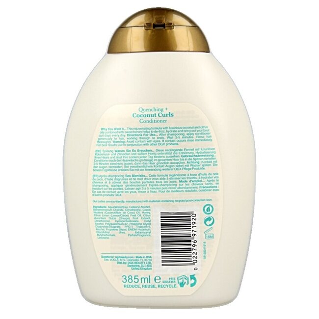 OGX Conditioner quenching coconut curls 385 Milliliter