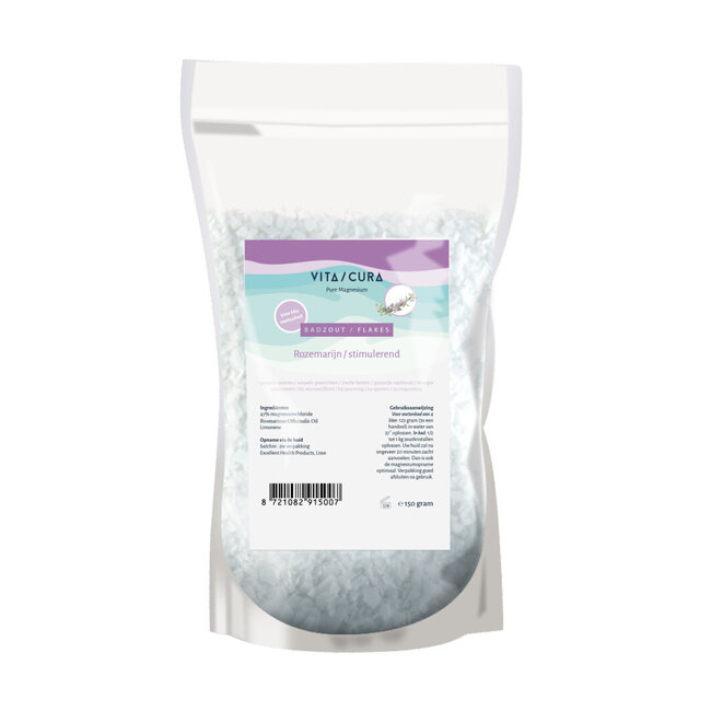 Magnesium zout flakes rozemarijn 150 Gram
