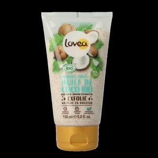 Lovea Lovea Gommage corps huile de coco peaux sèches bio 150 ml