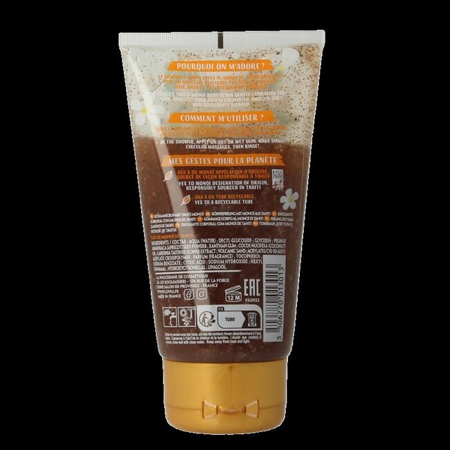 Lovea Bodyscrub tahiti monoi very dry skin 150 Milliliter