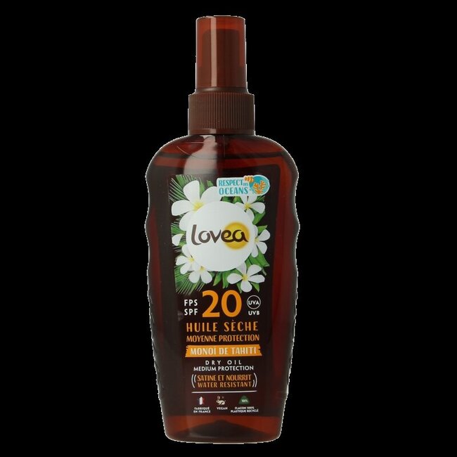 Dry oil medium protection tahiti monoi SPF20 150 Milliliter