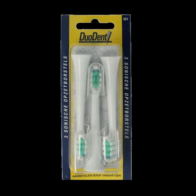 Replacement opzetborstels  350 sonisch 3 Stuks