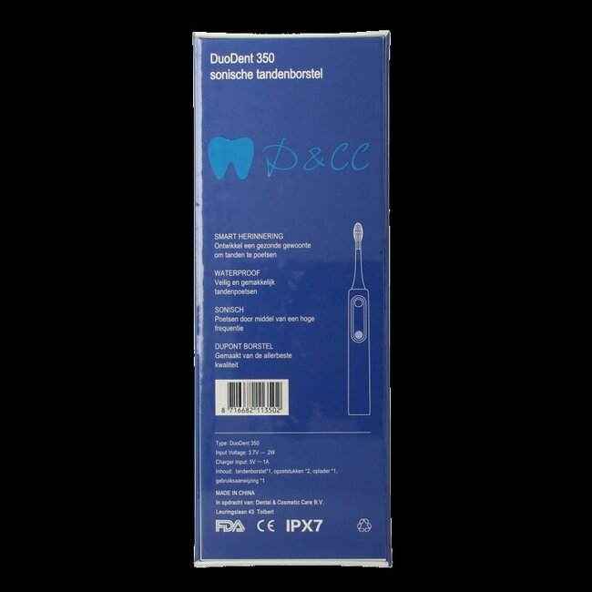 Duodent Tandenborstel 350 sonische digitaalscherm 1 Stuks