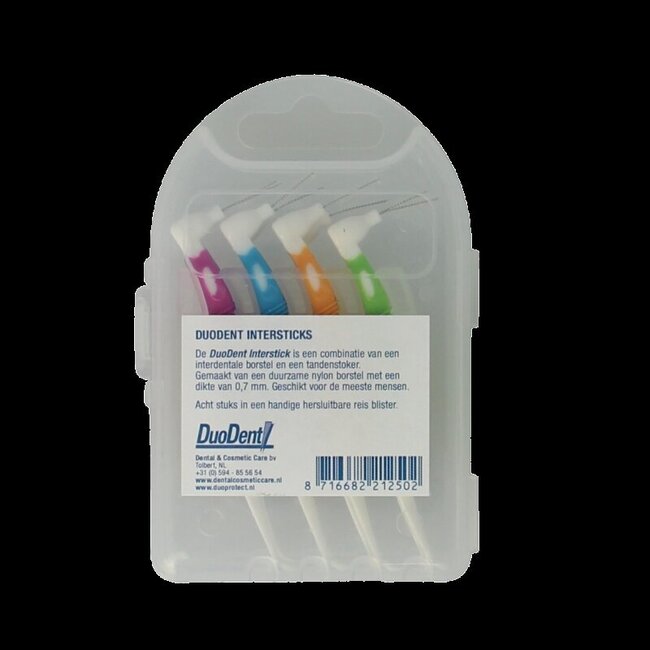 Duodent Intersticks en blister de voyage 8 pièces
