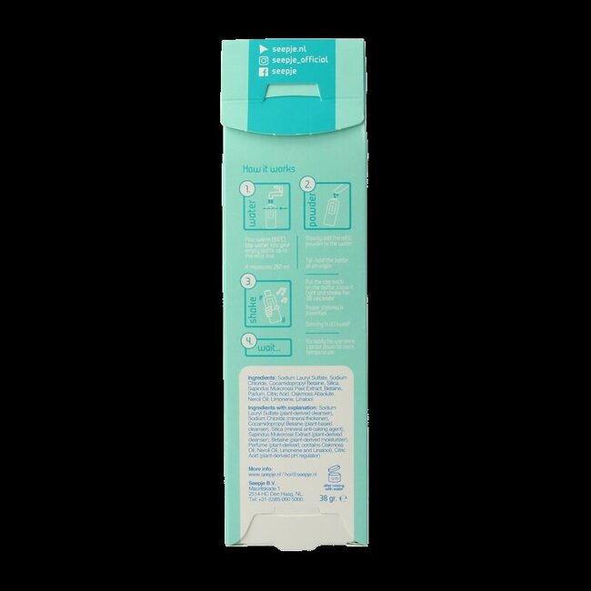 Seepje Gel douche mousse de chêne et néroli recharge 38 Grammes